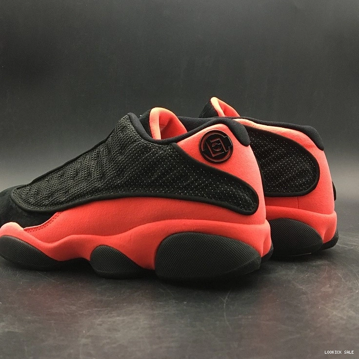 Rep AT3102-006 Red  Black Clot Jordan Low Retro 13  0514